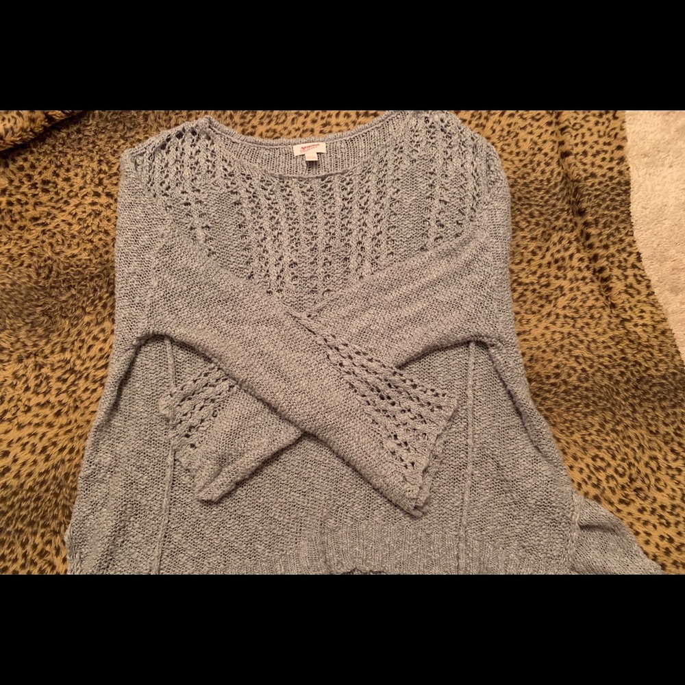 Arizona Jeans Oversized Open Knit Sweater